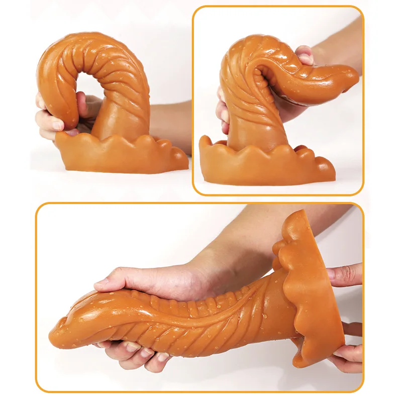女性用スネークディルド、アナルプラグ、前立腺マッサージ器、男性用セックストイ、ソフトモンスターディルド、シリコン製ビッグアナルディルド、吸盤付き