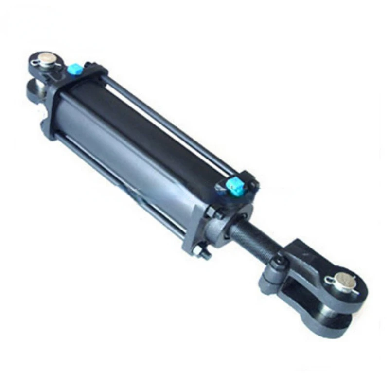 

Two-way outrigger steering hydraulic cylinders for forklift