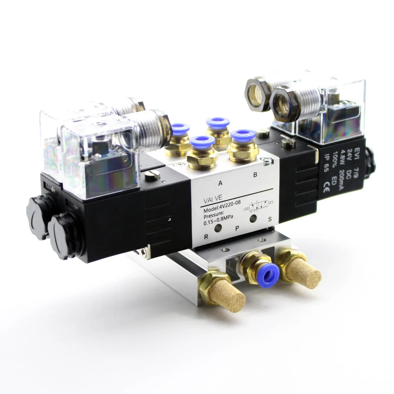 Électrovanne 4V220-08 Pneumatique — détail 4