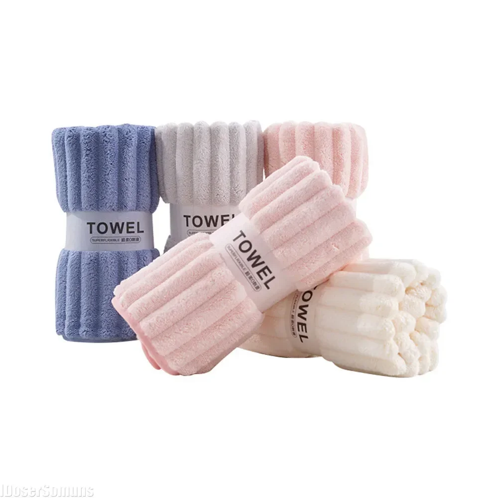 3pcs Thickened Cotton Towels for Adult Child Super Absorbent Soft Comfortable Face Washing Towel Set Not Easy To Shed