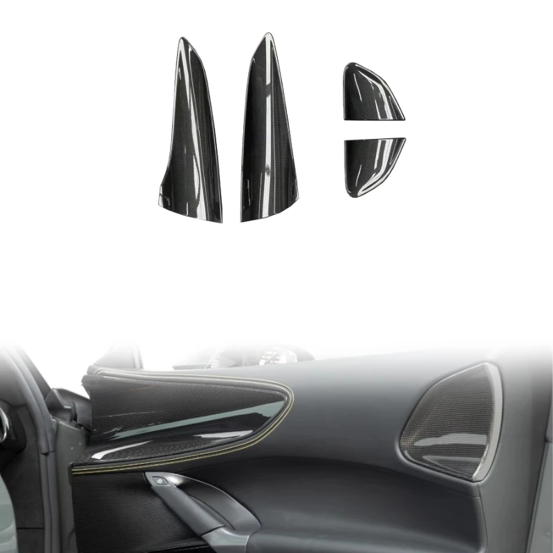 for SF90 OEM Style Automotive Accessories Dry Carbon Fiber Auto Parts Body Interior Door Panel Trim for SF90