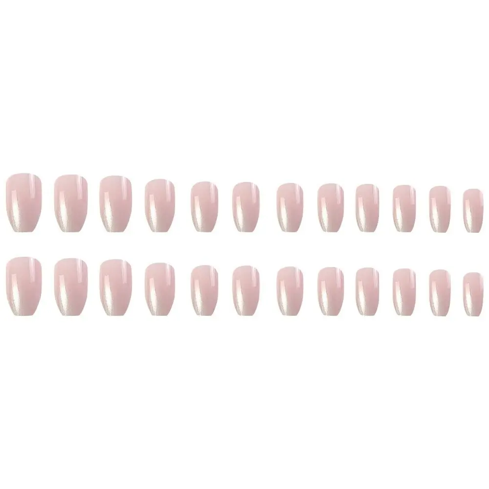 Unghie finte bara unghie finte Manicure indossabile testa quadrata stampa sulle unghie lunga lunghezza copertura completa Ballerina unghie finte