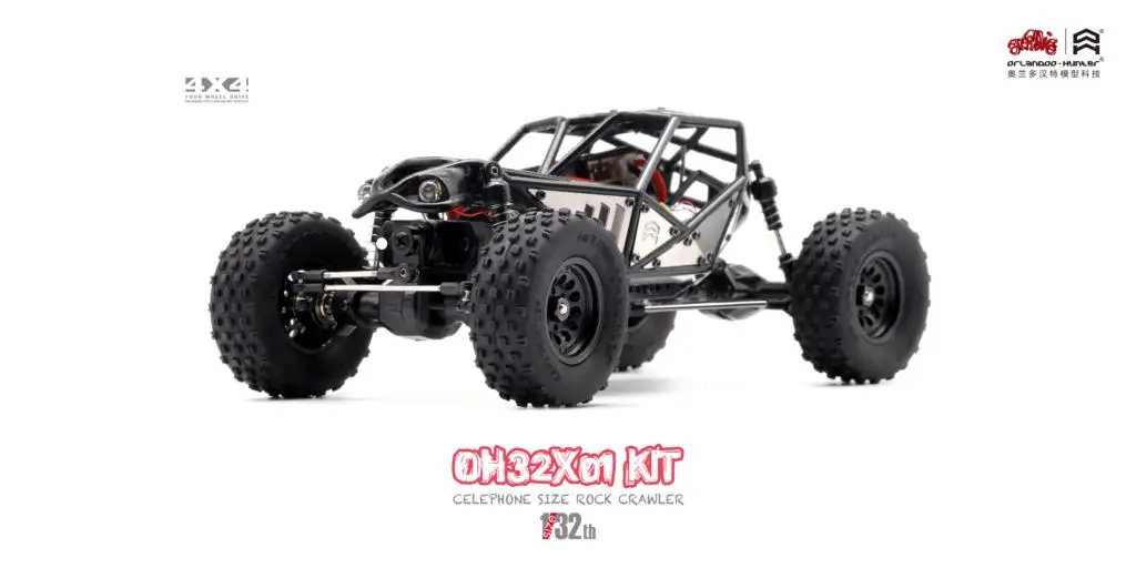 Orlandoo Hunter Rc Climbing Car Kit modello Oh32X01 Pipe Frame Climbing Car 1:32 Offroad 2020 Rock Crawler