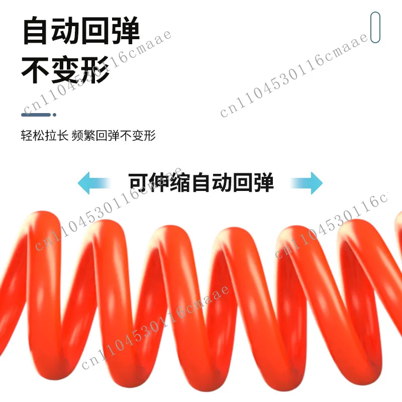 PU spring trachea hose air compressor air pump high pressure telescopic pneumatic spiral dust gun compressor air duct 8mm