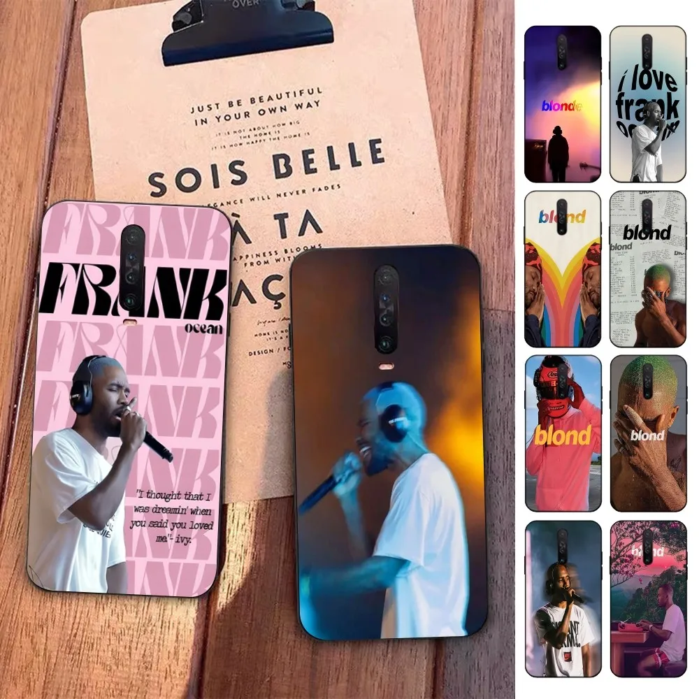 Singer F-Frank B-Blond O-Oceans Phone Case For Redmi 5 6 7 8 9 10 Plus Pro 6 7 8 9 A GO K20 K30 K40 Pro Plus F3 Fundas