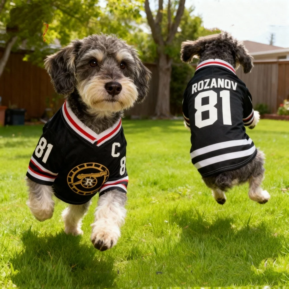 2026 HOLLANDER 24 Beheiztes Hunde-Trikot Rivality Pet Shirt Boston Raiders Hockey-Weste Welpen-Katzen-Hunde-T-Shirt Haustierkleidung
