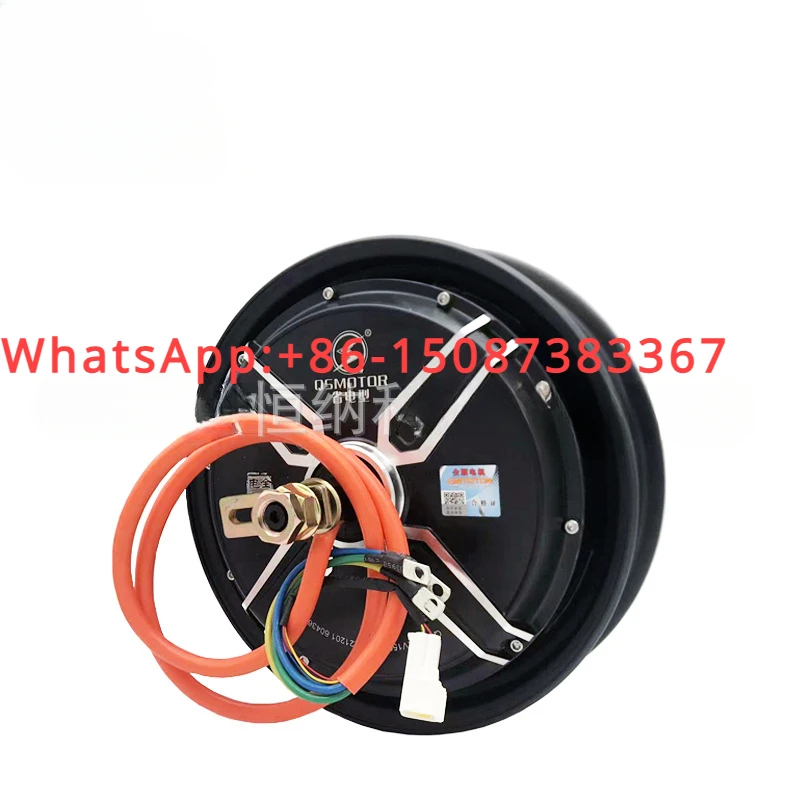 

10-дюймовый 3000W50H QSMOTOR Transit Motor V2 энергосберегающая версия 72V дисковый тормоз для электромобиля