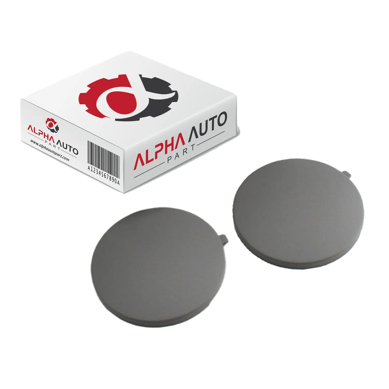 2 Pcs Rear Seat Ash Tray Ashtray Bin Side Cover Cap For VW Jetta ,Polo ,Golf - GREY