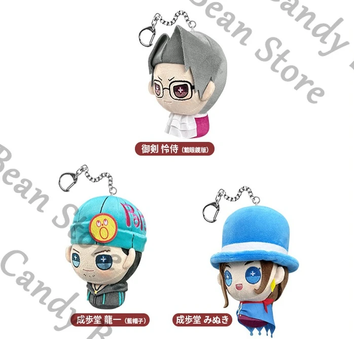 

Официальное аниме Ace Attorney Miles Edgeworth Minuki Naruhodou Phoenix Wright Косплей Пушистая подвеска Maumet Мультяшная кукольная подвеска