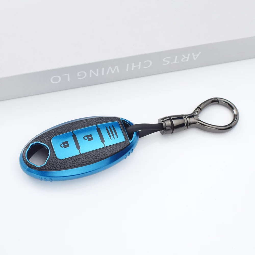 Car Remote Key Case Cover for Nissan Qashqai J11 J10 Kicks Tiida Pathfinder Murano Juke Versa Note Rogue XTrail T32 T31 Infiniti