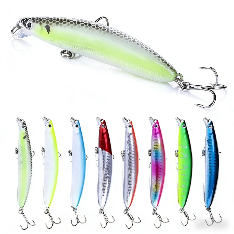 9cm 9g High Simulation Submerged Minnow Lua Lure Full Swimmi