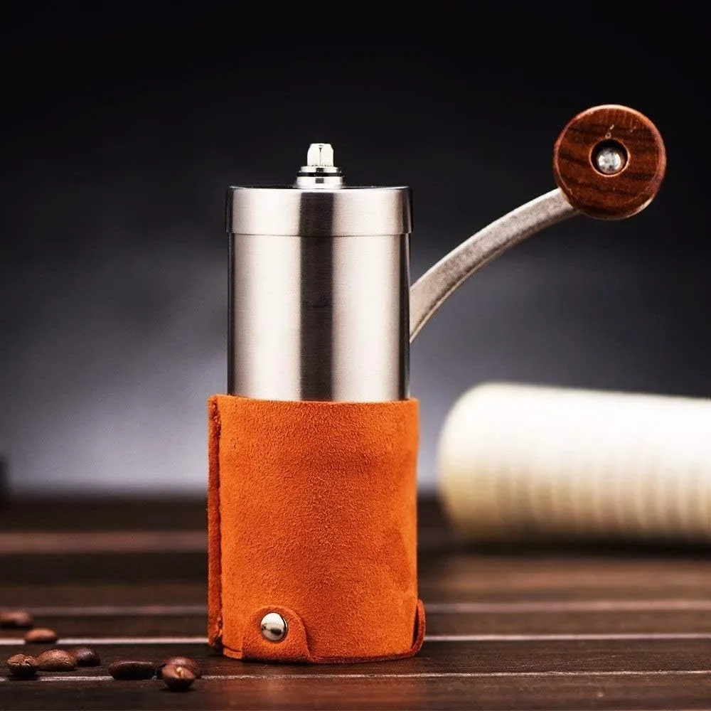 

Coffee Bean Grinder Mini Stainless Steel Manual Coffee Grinder with Adjustable Setting Coffee Grinder Hand Crank
