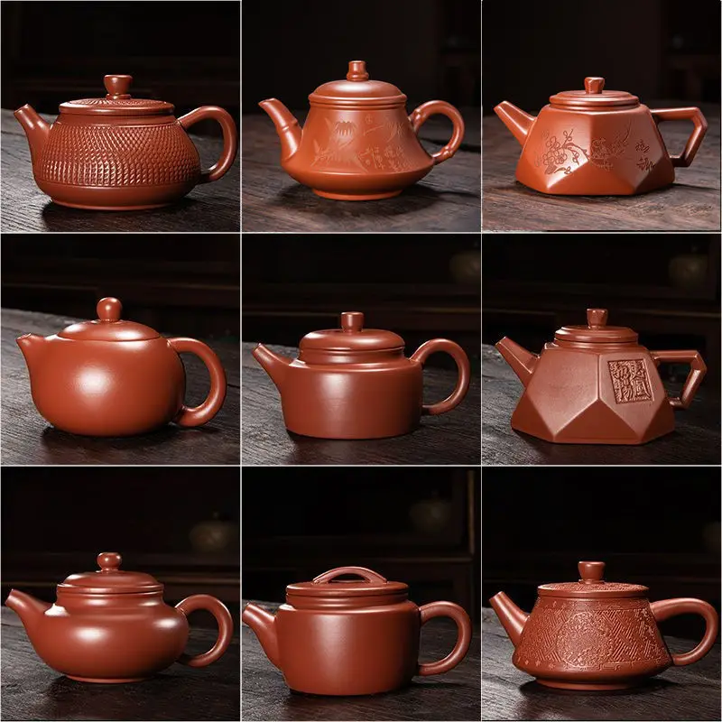 

Customized Zisha Tea Set Authentic Boutique Purple Clay Teapots Ball Shaped Infuser Xishi Tea Pot Beauty Kettle