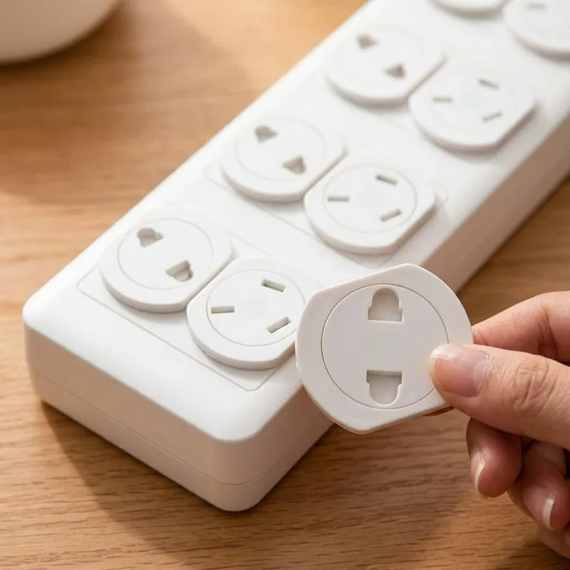 10PCS Childproof Outlet Covers Standard Baby Safety Plugs Electrical Anti Electric Shock Cover for Home & Export