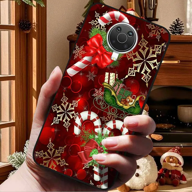Christmas Cover For Nokia G20 G10 X20 X10 Cases 7.2 6.2 1.4 / 2.4 / 3.4 / 5.4 Cute Soft TPU Silicone Back Cover for Nokia7.2 6.2 view 4