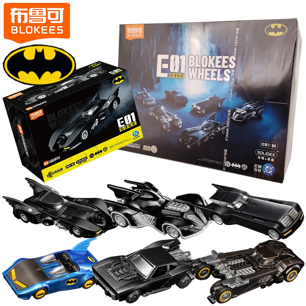 

BLOKEES Genuine The Batman Christmas Party Family Gifts Boys and Girls Collection Classic Heroes High Quality Blind Box Toy Gift