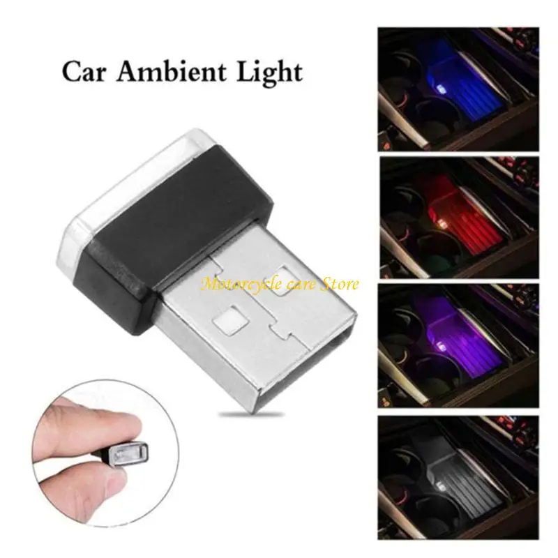 U75F USB Star Night Light, 7 Colors, Car Roof Star Lights, Portable Adjustable Romantic Star Light Decor for Bedroom Car