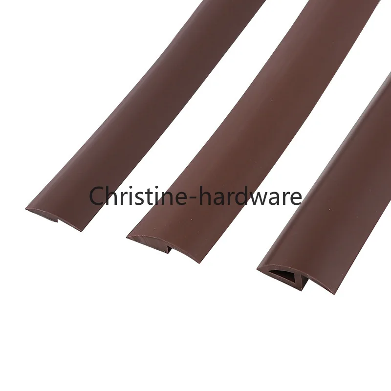 PVC Floor Edge Pressing Strip Anti-collision Threshold Strip Door Joint Pressing Strip Floor Stickers Carpet Edge Gap Shielding