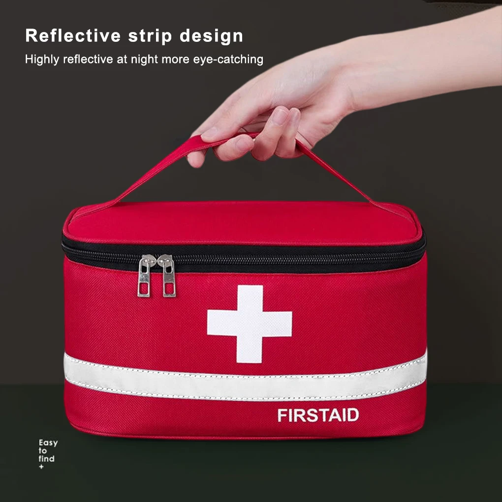 

Portable First Aid Kit Travel Medicine And Medication Storage Bag Household Child Large Capacity Medical Kit Storage Organizer