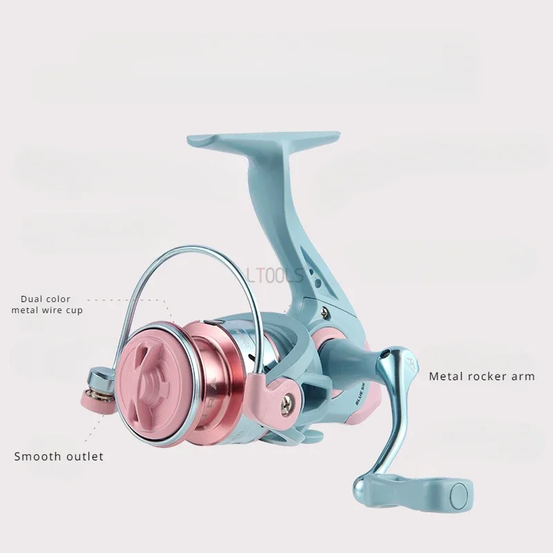 BSS1500-4000 Colorful Spinning Wheel Fishing Wheel Seamless Metal Road Sub Wheel 5.2:1 High Speed Gear Ratio6kg Max Dragon