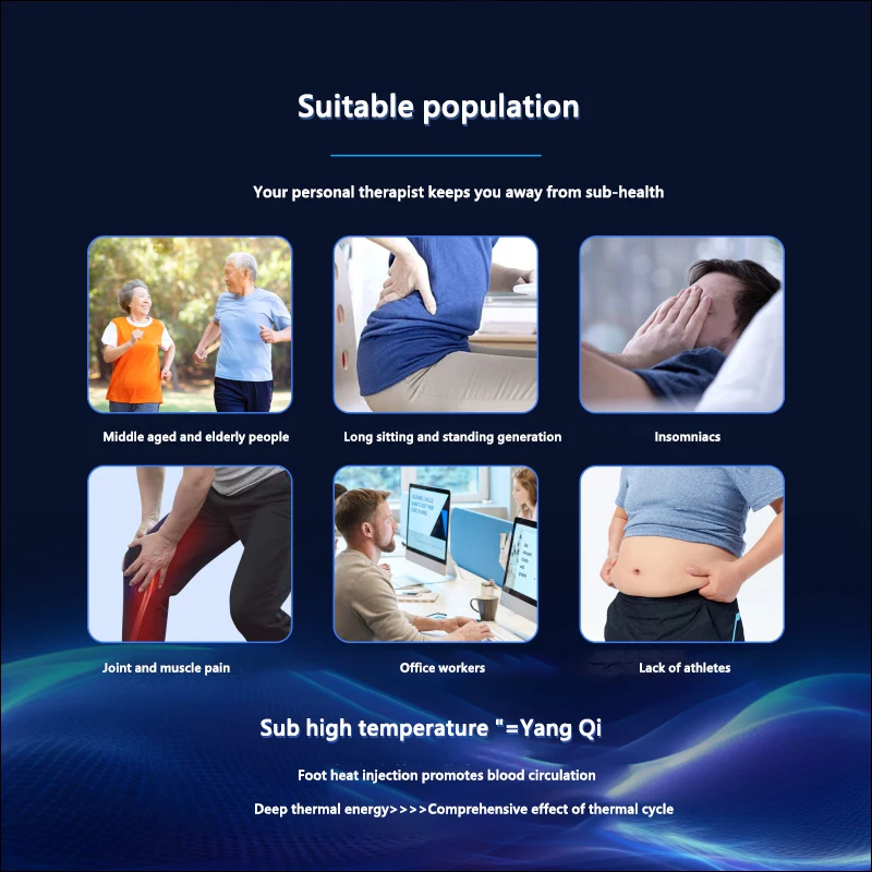 Appareil de massage des pieds, thérapie Terahertz, compteur d'énergie de Seattle, produit de santé, machine de surpoids