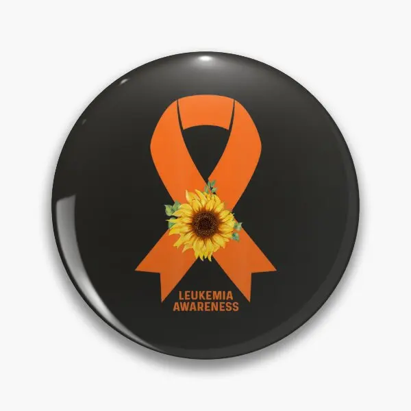 Leukemia Survivor Fight Leukemia  Soft Button Pin Badge Lapel Pin Lover Clothes Fashion Gift Collar Women Decor Creative Hat