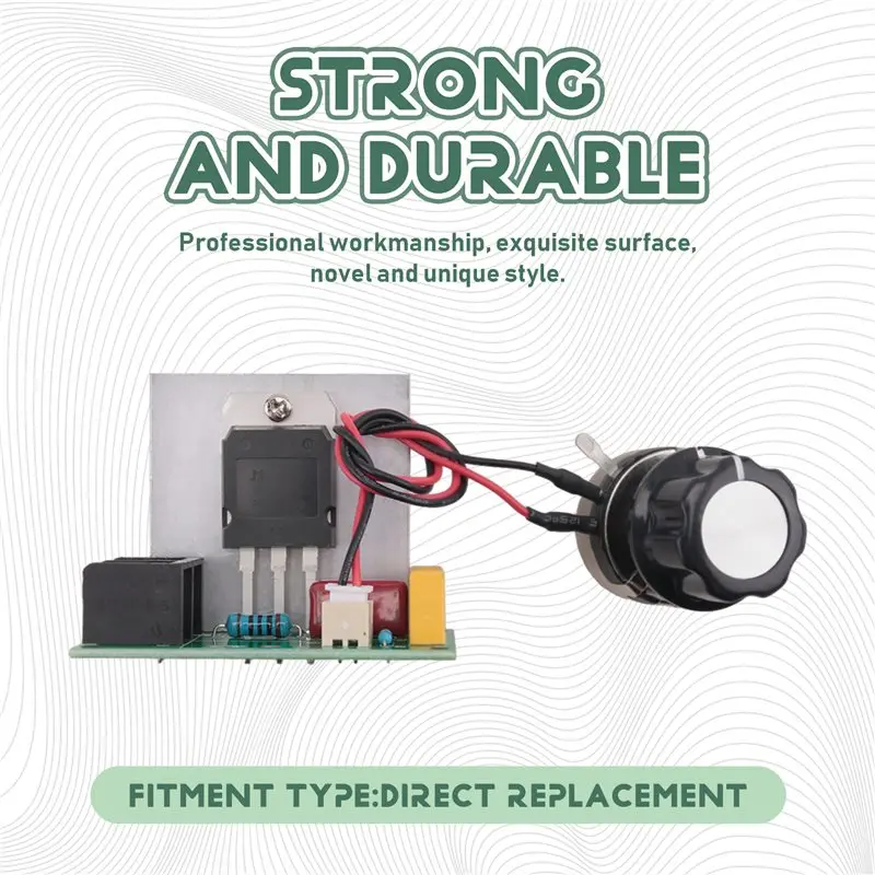 ZIZI Electronic Voltage Regulator 8000W AC 220V SCR Motor Speed Controller Dimming Speed Temperature Control view 4