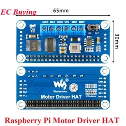 Motor Driver Board Module Shield Expansion Board HAT TB6612FNG PCA9685 I2C IIC Interface for Raspberry Pi 4th Generation 3B 3b+