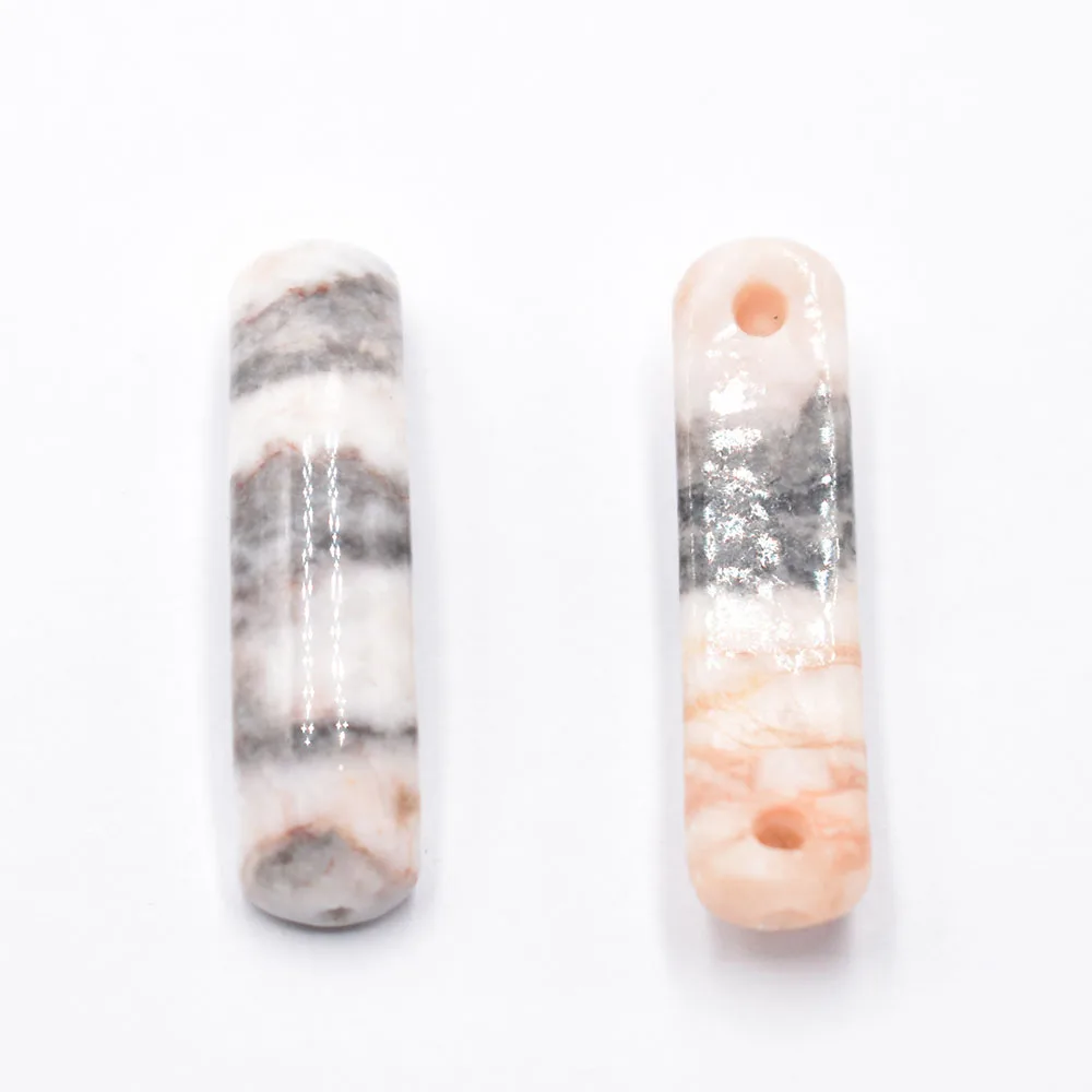 Großhandel 10 Stück/Set Natürlicher Fluorit-Stein Kristall-Verbinder Anhänger Modisches Armband Halsketten-Zubehör für Schmuckherstellung – Detail 24