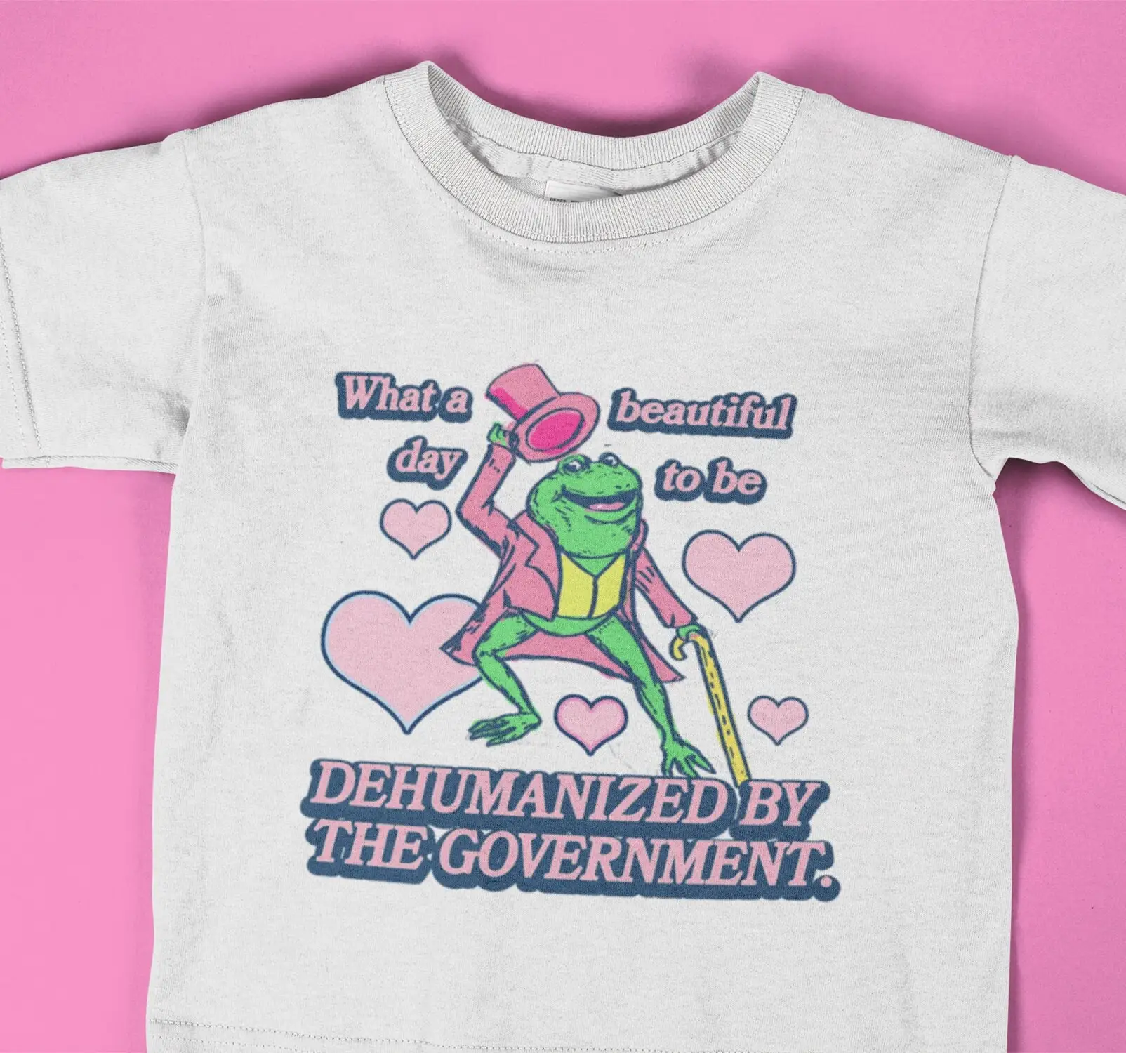 What a beautiful ay to be dehumanized 80s vintage pastel shirt