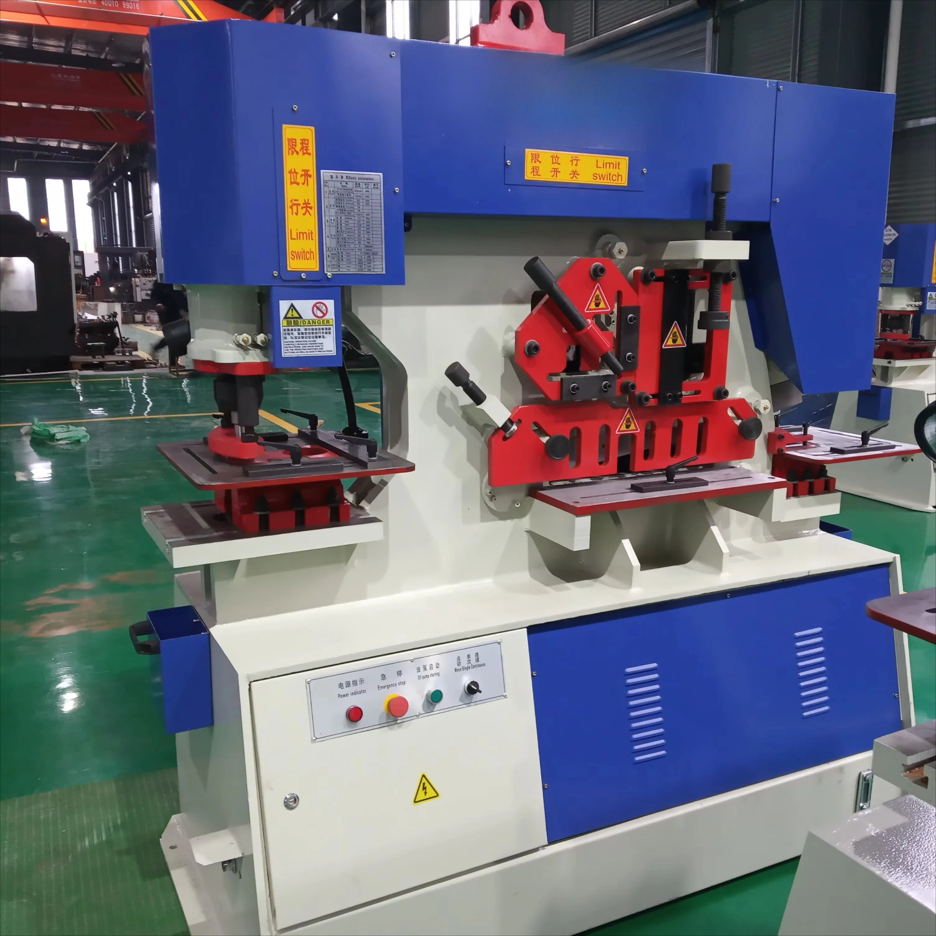 Multi Functional Combined Metal Punching and Shearing Machine Q35y Hydraulic Iron Worker Cnc Price