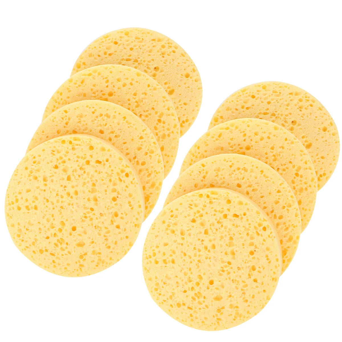 

40pcs Facial Sponges Compressed Cleansing Pads for Face Wash Reusable Skincare Smooth Pore Cleanse Oil Control Brightening