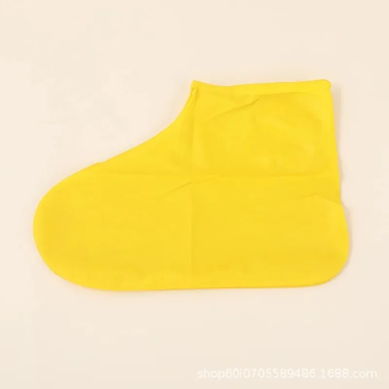 1 Pair Reusable Latex Waterproof Shoe Cover Unisex Rain Boots Anti-slip Thickening Outdoor Overshoes Dust Cover 레인슈즈