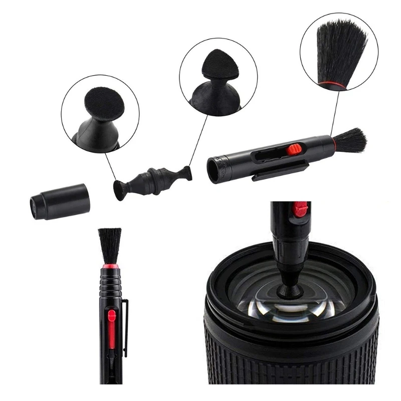 6 in 1 Camera Cleaning Professional DSLR Lens Cleaning Tools with Portable Storage Bag for Sensor Camera Lens keypad