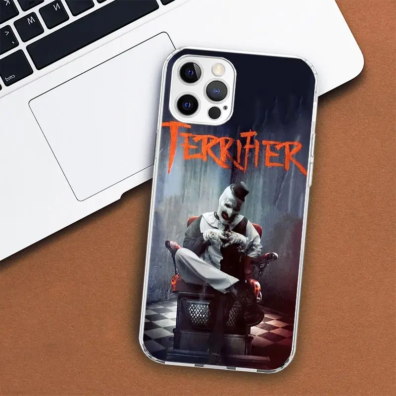 Horror Movie Terrifier Phone Case For Apple iPhone 11 12 13 14 15 16 Pro Max 7 X XS 8 Plus + Mini SE Customized Print Soft Cover