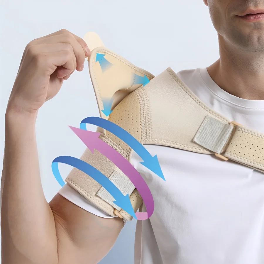 Shoulder Brace for Torn Rotator Cuff | Support&Compression Sleeve Wrap Stability Recovery Fits Left Right Arm,Men&Women