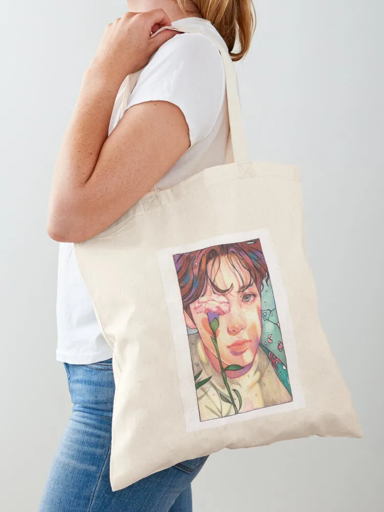 

Jaehyun Poetic beauty Tote Bag shopper bags for women Lady bags Canvas stote bag shopping cart bags