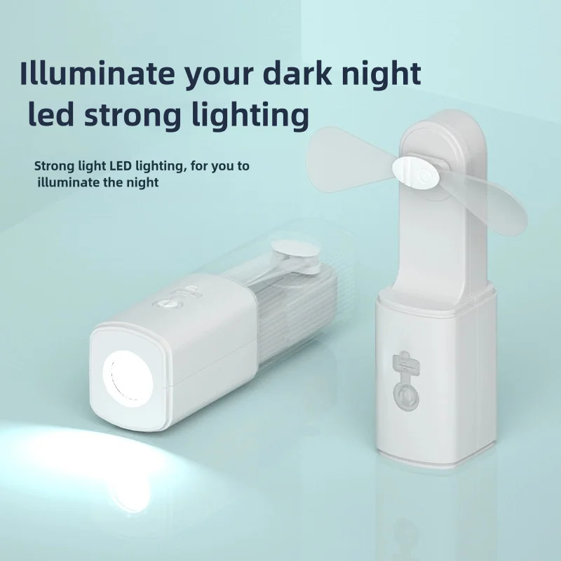 Ventilador de linterna multifuncional 2 en 1 recargable