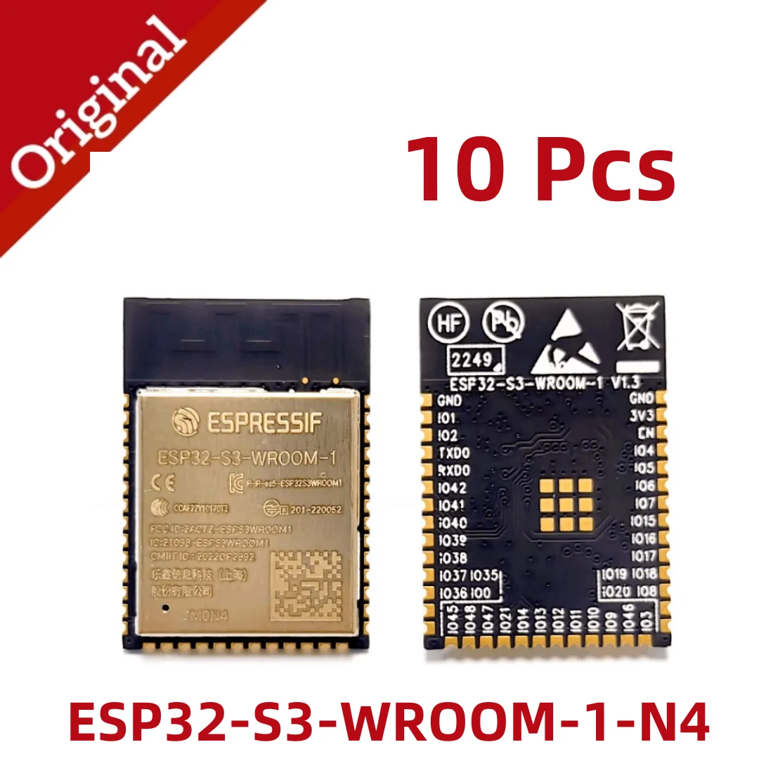 ESP32-S3-WROOM-1 ESP32-S3-WROOM-1-N4 ESP32-S3 2.4 GHz Wi­Fi and BLE 5 module