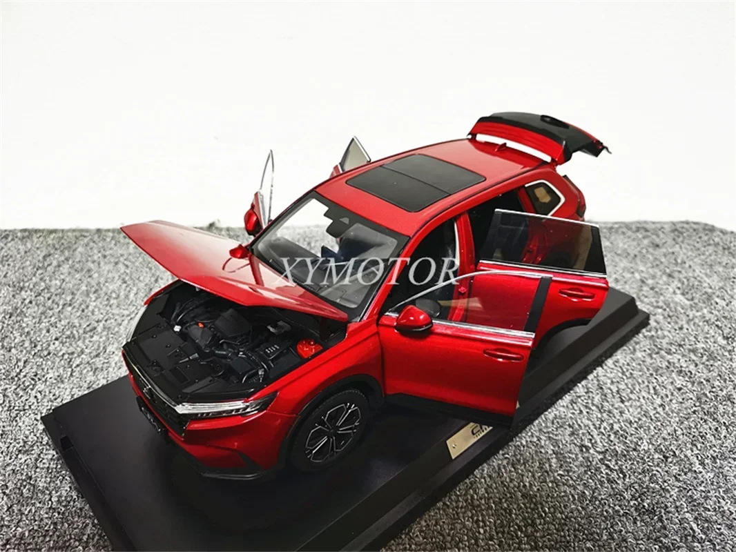 ダイキャストメタルモデルカー,ホンダ,1:18,ホンダcrv CR-V 2023 suv,ディスプレイコレクション,赤いおもちゃ,ギフト,趣味,装飾品,新しい