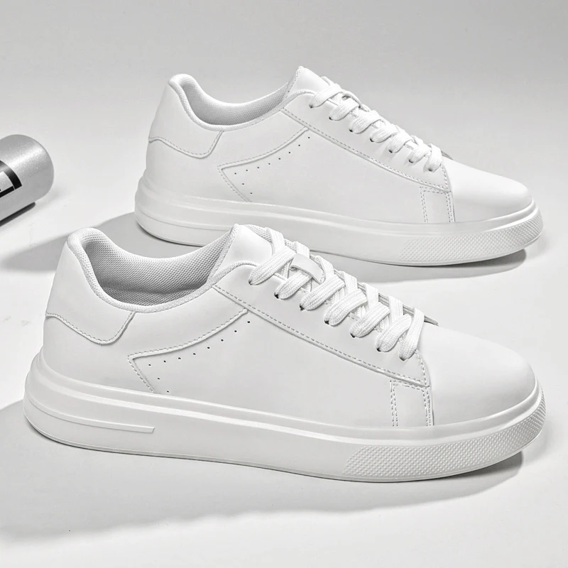 حذاء أبيض وسيم جديد للصيف يسمح بمرور الهواء ويمتص العرق مريح وصديق للبشرة وغير قابل للانزلاق وسهل الطي أحذية رياضية كاجوال #4