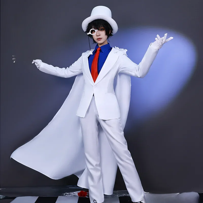 Cosplay Suit Monster Thief Kidd Cosplay Film Name Detective Conan Animal Animal Suit Men Halloween Carnival Outdo