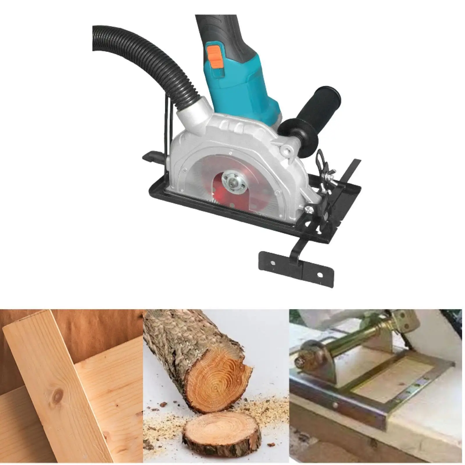 Angle Grinder Support Aluminum Alloy Stable 45Degree Adjustable Angle Grinder Cutting Bracket Polishing Machine Power Tools