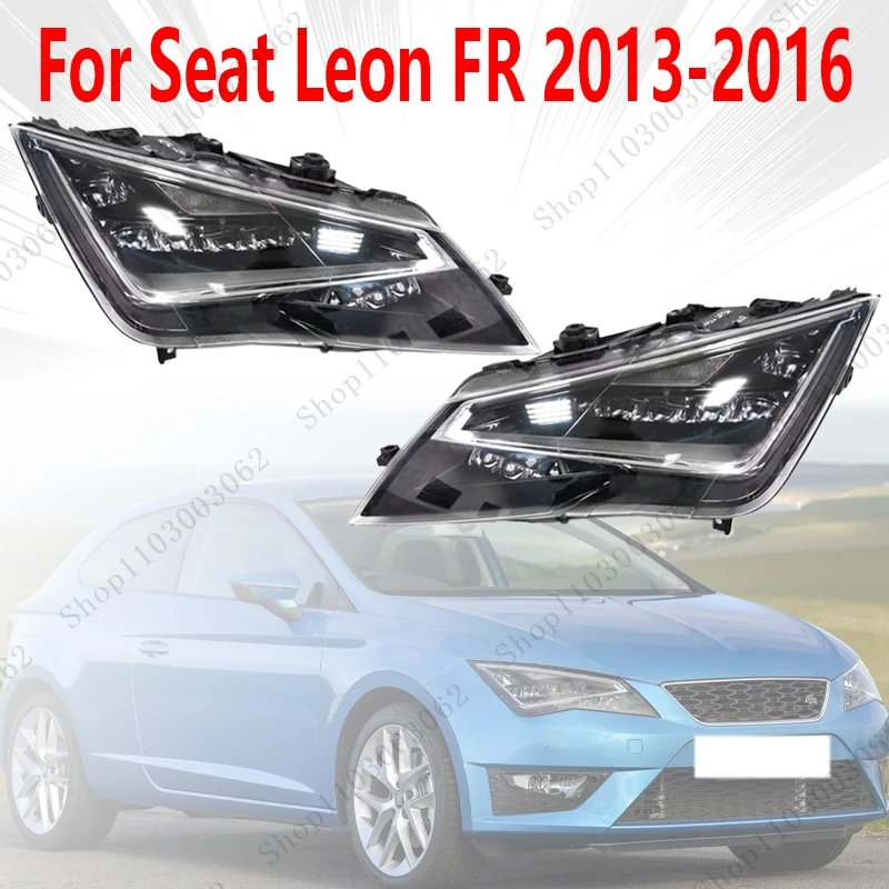 

LED Headlight Assembly For Seat Leon FR 2013-2016 Car Exterior Front Turn Signal Lighting Driver Light 5F1941007B 5F1941008B