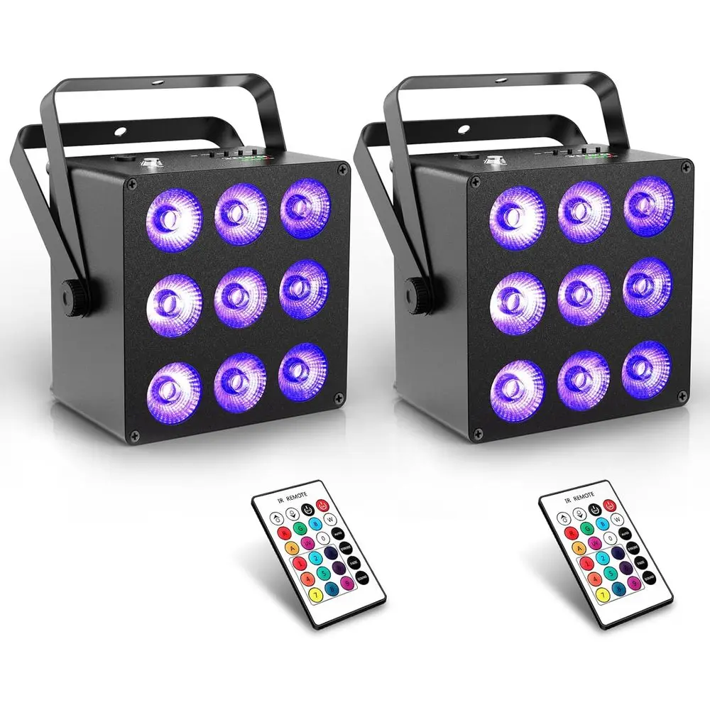 

Перезаряжаемые сценические прожекторы OPPSK: 20 часов работы, одноцветные, 6 часов зарядки | 6-в-1 RGBWA+UV LED | Удаленное управление DMX и звуком | Питание от батареи