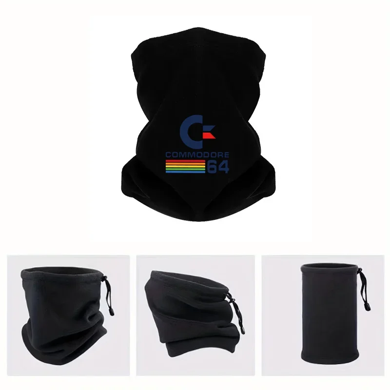 Commodore rainbow computer graphic Men Outdoor Scarf Mask Neck Gaiter Hat Women cap Headgear Windproof Keep Warm Winter Multifun