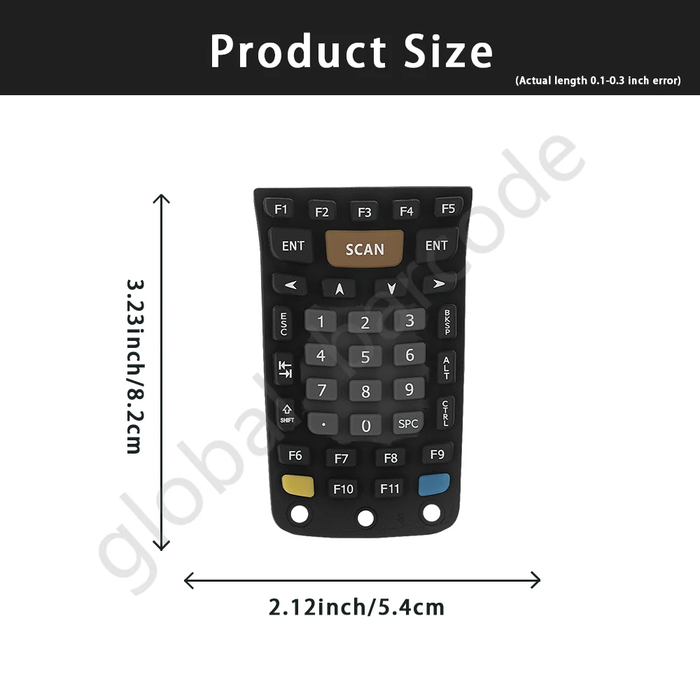 5Packs 38-Keys Numeric Keypad for Datalogic Skorpio X3 2D Scanner