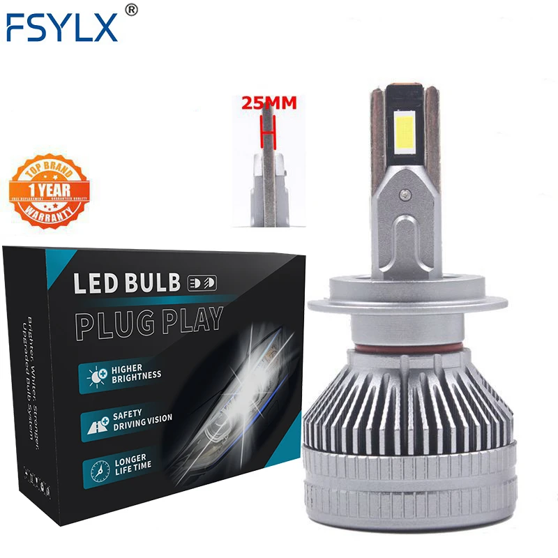 X7 H7 H11 H1 LED Headlights Bulb Fog Light H7 H11 9012 9005 9006 H1 H4 Car LED Headlamp Kit