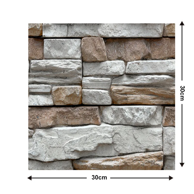 30 سنتيمتر x 30 سنتيمتر x12 بولي كلوريد الفينيل قشر وعصا البلاط ، نمط الطوب خمر للخزانة ، موقد ، مناطق عالية الاتصال ، القابلة للإزالة DIY للمأجرين