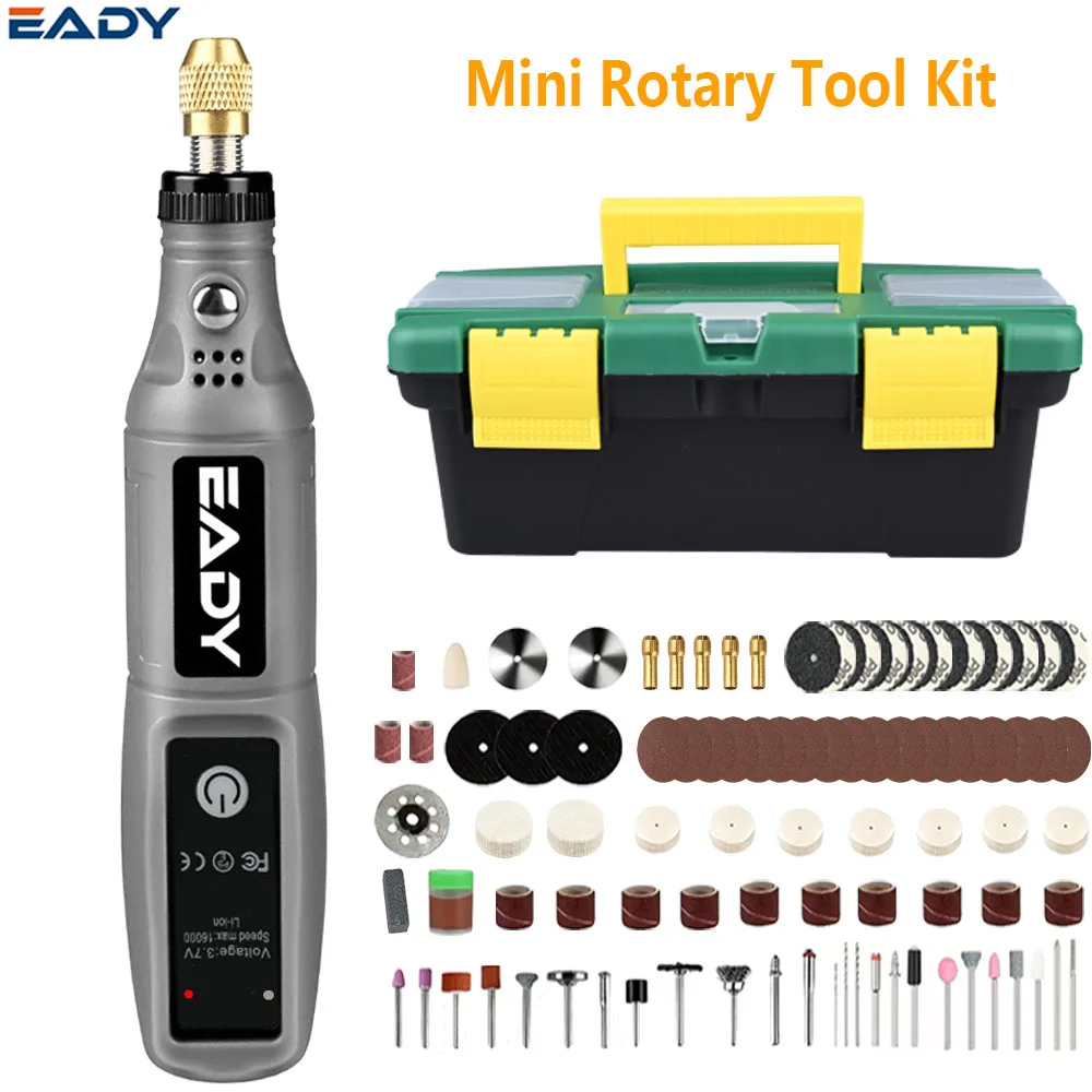USB Mini Rotary Tool – Cordless Engraving Pen for Jewelry, Wood, Metal, Glass, DIY Carving & Polishing – Rechargeable
